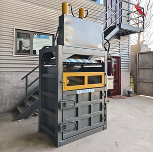 自動化垂直油圧バリングマシン油圧スクラップ金属製バリングプレス廃紙ペットボトルベーラーマシン - Product Image 2