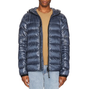 Veste matelassée pour homme de haute qualité en gros avec logo personnalisé Veste <span class=keywords><strong>d</strong></span>'hiver en duvet de canard Vêtement <span class=keywords><strong>d</strong></span>'extérieur Veste matelassée brillante pour homme - Product Image 1
