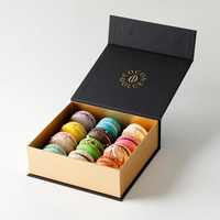 Boîtes à macarons de luxe personnalisées, emballages rigides en papier pour macarons