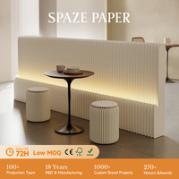 Paravent pliable en nid d'abeille Spazepaper, petit et portable, de qualité supérieure, pour séparer les espaces dans le salon ou le bureau