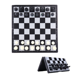 Thích hợp cho <span class=keywords><strong>2</strong></span> người chơi trẻ em và người lớn Đồ chơi giáo dục trò chơi cờ vua gấp với Bộ cờ di động từ tính sang trọng - Product Image 1