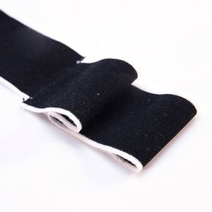 Bán Sỉ Vải Dệt Kim Sọc Dệt Kim Tùy Chỉnh Co Giãn 95% Polyester 5% Spandex Cổ Áo Và Cổ Tay Áo Thể Thao Dệt Kim Hoddie - Product Image 2