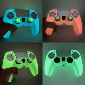RALAN para PS5, cubierta de control remoto que brilla en la oscuridad, controlador de consola Joystick, Play Station 5, Gamepad, cubiertas de goma de silicona - Product Image 3