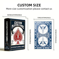 Cartes de poker personnalisées OEM écologiques, imperméables, avec logo, fabriquées en usine, de haute qualité, vente en gros