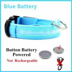 <span class=keywords><strong>Collar</strong></span> de perro con luz LED que brilla en la oscuridad al por mayor ajustable, a rayas, brillante para seguridad nocturna y visibilidad - Product Image 6