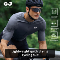 QXF17 pour vêtements de cycliste sur route et VTT personnalisés multicolores, veste de vélo respirante, maillot de cyclisme à manches longues pour hommes