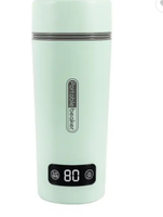 Ketel elektrik Travel 350ml, ketel Stainless Steel Mini portabel perjalanan, ketel kopi bertenaga USB dengan mati otomatis