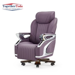 Fauteuil de capitaine électrique de luxe haut de gamme avec massage chauffant à gravité zéro et fauteuil de bureau de style siège de patron pour salon - Product Image 2