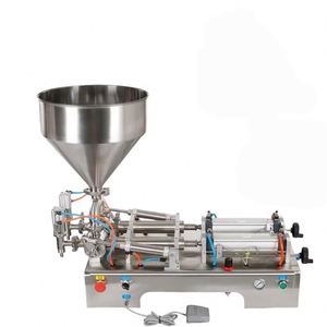 Semi-Automatic High-Accuracy Dual Nozzle Filling Machine for Food & Beverage (Cans/Bottles Glass/Plastic) 220V/110V - Product Image 1