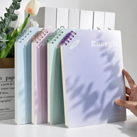 Carnet à feuilles mobiles personnalisé OEM ODM, agenda B5, journal, planificateur, PP, 60 feuilles, impression numérique, minimaliste, pour la promotion des étudiants
