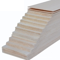 Chine fournisseur prix de gros 1mm 2mm 3mm 4mm 5mm blocs de bois de balsa bâtons feuilles de bois de balsa pour modèle de Kits de planeur d'avion RC