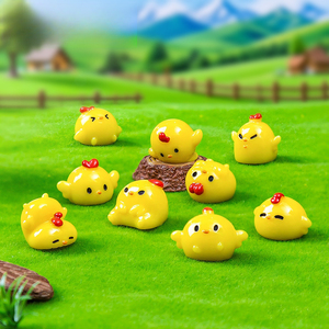 weij Landscape Adorable poussin coquin Mengli, accessoires de décoration de <span class=keywords><strong>jardin</strong></span> DIY, mini ornement de bureau - Product Image 3