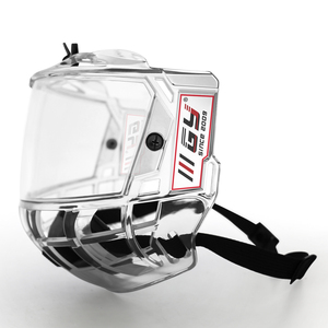 CE CertificateAnti-appannamento Anti-graffio chiaro completo visiera per Hockey su ghiaccio in policarbonato con protezione all'interno e all'esterno - Product Image 2