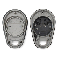 Coque de clé de voiture universelle à 2 boutons pour télécommande de camion lourd, boîtier de clé de véhicule, coque de remplacement, pièces de rechange