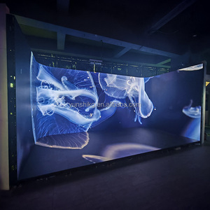 TV <span class=keywords><strong>murale</strong></span> LED immersive 8K pour cinéma virtuel Fond d'écran <span class=keywords><strong>panoramique</strong></span> 3D pour les magasins de détail et les centres commerciaux - Product Image 1
