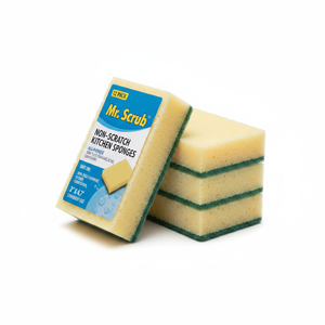 Éponges et tampons à récurer multi-usages anti-rayures – 12 tampons premium pour le lavage de la vaisselle et le nettoyage – Série K - Product Image 2