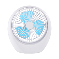 Ventilateur de table intelligent rechargeable de haute qualité 1200 mAh, dernier modèle avec moteur sans balais, batterie amovible et trois niveaux de vitesse du vent