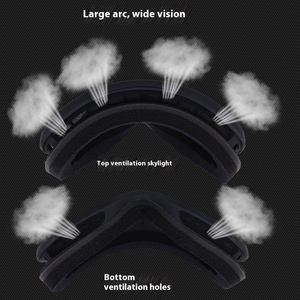 Büyük alan görünümü çift katmanlı anti-sis yetişkin kayak gözlüğü açık ekipman kayak gözlüğü kask kullanımı için Guangzhou - Product Image 3