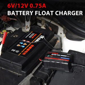 Smart <strong>Trickle</strong> <strong>Battery</strong> <strong>Charger</strong> <strong>for</strong> <strong>Cars</strong> and Motorcycles 0.75A 6V 12V Power Function 12V <strong>Battery</strong> Maintainer - Product Image 6