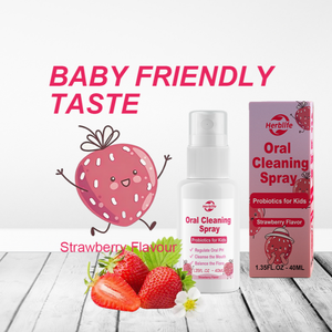 Spray Oral Probiótico para Niños de Marca Privada OEM, Venta Caliente, para el Cuidado Dental con Lactobacillus, Sabor Fresa Sin Azúcar - Product Image 5