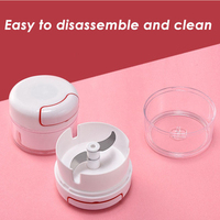 Mini Knoflookpers Voedselhakker Container voor Ui Chili Fruit Vlees Pinda Rasp Schilmesje Grinder Gereedschap Gadgets