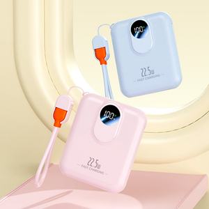 Baterías Externas Delgadas al por Mayor de 5000mAh y 20000mAh con Cable, Carga Rápida Magnética Inalámbrica PD22.5W - Product Image 2