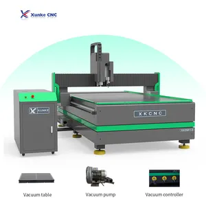 Xunke Cnc Foam Leder Snijmachine Cnc Router Machine Ccd Met Vibrerende Mes Reclame-Industrie