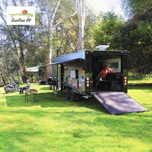 Sunrise RV 19ft 'Toy Hauler Camper RV Offroad Caravan Traveling Trailer camper van pour le <span class=keywords><strong>Camping</strong></span> en plein air - Product Image 4