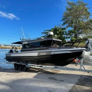 Luxe Jacht 9M 30ft Aluminium Speed Cabine Cruiser Eenvoudig Ambacht Power Vissersboot Te Koop