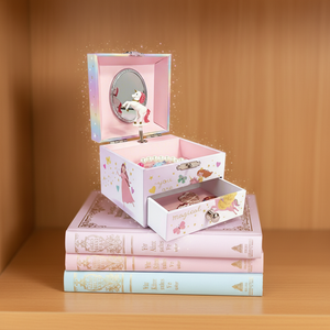 Yiyu Sonmelix - Caja <span class=keywords><strong>Musical</strong></span> <span class=keywords><strong>de</strong></span> Madera MDF con Diseño <span class=keywords><strong>de</strong></span> Princesa y <span class=keywords><strong>Castillo</strong></span> para Niñas y Niños, Regalo <span class=keywords><strong>de</strong></span> Cumpleaños, en Existencia - Product Image 6