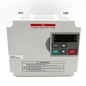 iG5 ไดรฟ์ปรับความถี่ได้ 3.7kW 220V AC อินพุต 3 เฟส เอาท์พุต ตัวควบคุมมอเตอร์อุตสาหกรรม ผลิตในเกาหลี - Product Image 1