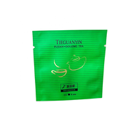 Sachets plats thermoscellés sur 3 côtés avec logo personnalisé, en aluminium mat, pour emballage de sachets de thé vides