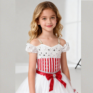 Lindo Tutú Brillante <span class=keywords><strong>Annie</strong></span> para Niñas, Falda de Ballet Profesional, Disfraz de Danza, Poliéster/Rayón, En Existencia - Product Image 1