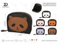 Borsa per fisarmonica Panda grande nera con cerniera per riporre strumenti musicali - Product Image 1