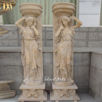 Idéal Arts grand grec déesse sculpture piliers décoratifs et colonnes