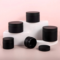 Pot en plastique PET personnalisable en gros, conteneur cosmétique portable de 30 à 500 g, pot à crème, emballage cosmétique avec bouchon à vis