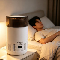 Purificateur d'air domestique Robotron, ions oxygène négatifs, filtre HEPA, 100 m³/h CADR, mode veille, fonctionnement silencieux, faible consommation d'énergie