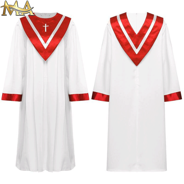 2026 Long Sleeve Church Choir Dress Woman Singing Clothes Free Choir Robes Church Robe