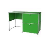 Bureau de travail modulaire en acier inoxydable, personnalisable