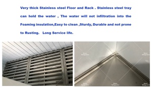 Réfrigérateur-congélateur industriel pour glaçons de 2350 L, pour l'extérieur, avec stockage de glaçons ensachés, sans givre - Product Image 5