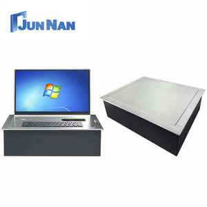 Écran LCD motorisé escamotable de 15,6 pouces en alliage d'aluminium pour système de conférence sans papier - Product Image 6