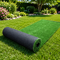 Gazon artificiel K3 20 mm, tapis en herbe synthétique anti-UV PE PP, sans remplissage, herbe artificielle pour jardin, cour, balcon, aménagement paysager