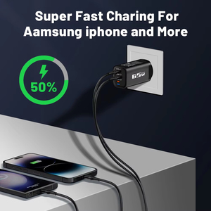 85W GaN USB Type C <span class=keywords><strong>Chargeur</strong></span> QC3.0 Charge Rapide PPS PD 65W <span class=keywords><strong>30W</strong></span> Charge Rapide pour <span class=keywords><strong>iPhone</strong></span> 15 <span class=keywords><strong>14</strong></span> <span class=keywords><strong>Pro</strong></span> MacBook Ordinateur Portable Ipad Samsung - Product Image 2
