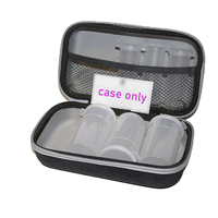 Coque dure EVA facile à transporter Portable protéine poudre supplément conteneur boîte voyage étui de transport sac pochette-étui seulement