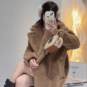 Vendita diretta in fabbrica giacca da <span class=keywords><strong>donna</strong></span> nuova moda tinta unita Cashmere lunga lana <span class=keywords><strong>Trench</strong></span> <span class=keywords><strong>donna</strong></span> - Product Image 2