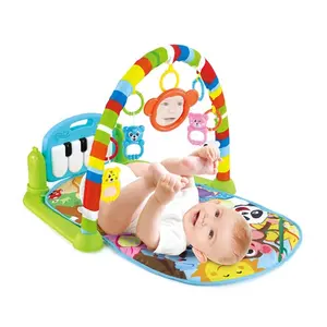 Hight quality multifunctional Activity Fitness Sleeping Blanket Baby Gym Playmat with Pedal Piano