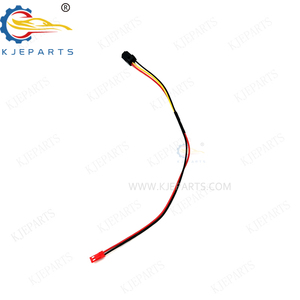 Aangepaste auto-stroomkabelboom zwart 4-pins OEM-stekker naar rode JST 2-pins aansluitkabel voor elektronische auto-modificatie - Product Image 3