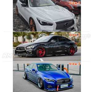 Q50 Q50S Car Front Bumper Center Grille <b>Mesh</b> <b>Grill</b> Replacement <b>for</b> Infiniti Q50 Q50S 2014-2022 Racing <b>Grills</b> Auto Exterior Parts - Product Image 6