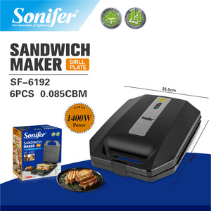 Sonifer SF-6192 <span class=keywords><strong>2025</strong></span> Hộ Gia Đình Mới 1400W Không Dính Tráng Tấm Nướng Điện Tấm Bánh <span class=keywords><strong>Sandwich</strong></span> Nhà Sản Xuất - Product Image 3