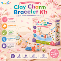 NOUVEAU Kit de fabrication de bracelets en argile auto-durcissante pour enfants, ensemble de loisirs créatifs de bijoux DIY, FOURNISSEUR DE TRÈS FOI D'CONFIDENCE TOFOAM